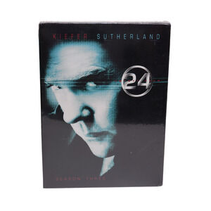24 Kiefer Sutherland Season 3 Seven Disc DVD Set - Widescreen - Sealed